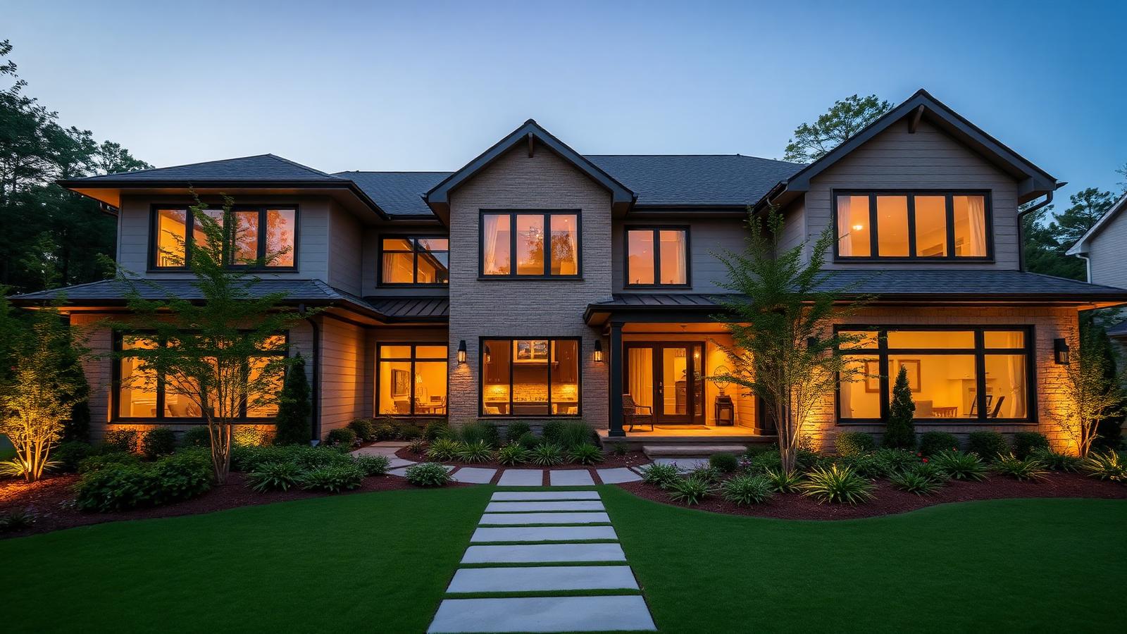 Modern residence in Georgia